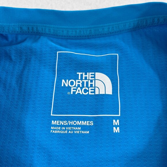 THE NORTH FACE Mens Medium True Run Short Sleeve Panel Running Shirt Blue 2021 - Picture 11 of 16